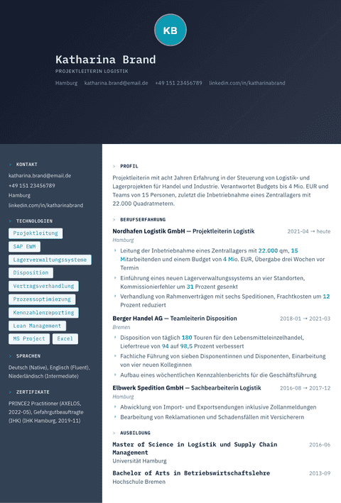 Lebenslauf Vorlage Code Terminal