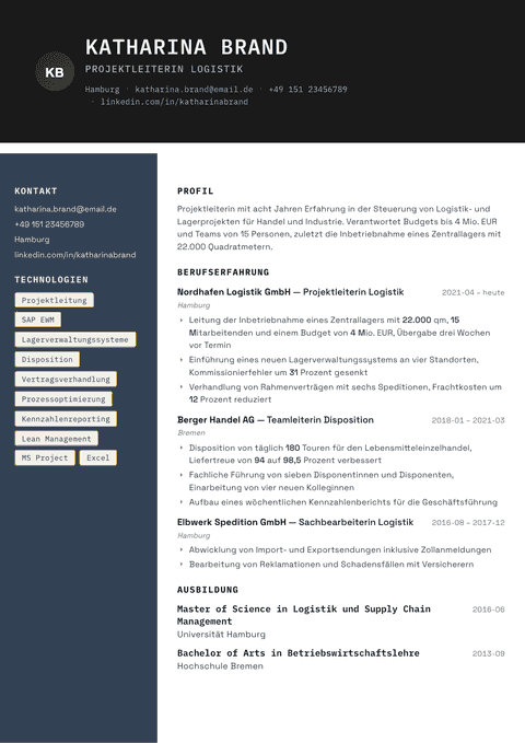 Lebenslauf Vorlage Codebase