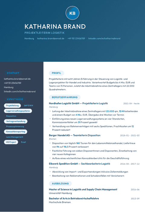 Lebenslauf Vorlage Nexus