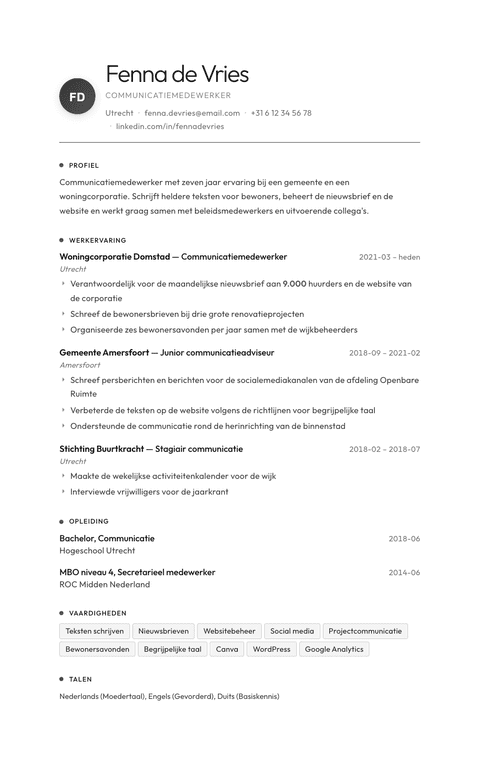 Cv-template Flux