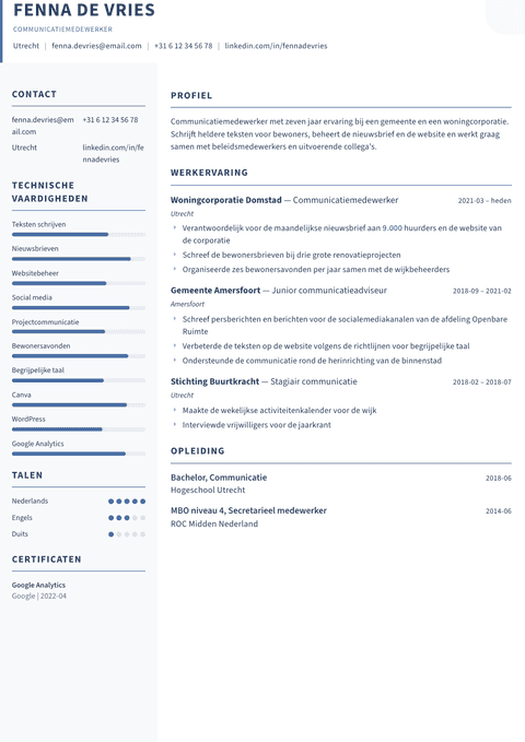Cv-template Summit