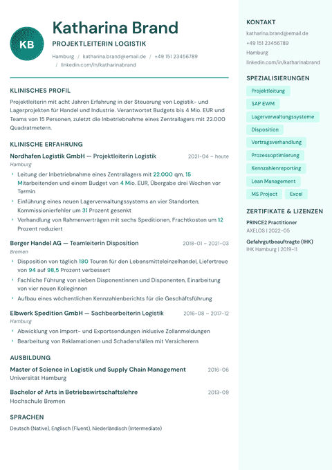 Lebenslauf Vorlage Remedy