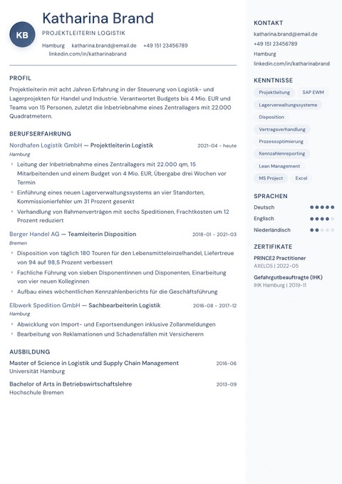 Lebenslauf Vorlage Kernel